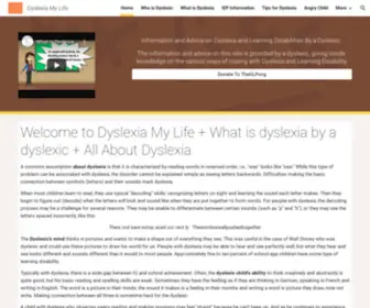 DYslexiamylife.org(Dyslexia My Life) Screenshot