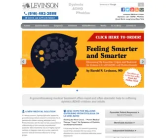 DYslexiaonline.com(Levinson Dyslexia Specialist of Levinson Medical Center) Screenshot