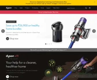 Dyson.in(Dyson India) Screenshot