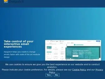 DYspatch.io(Interactive Email Builder and Email Production Platform) Screenshot