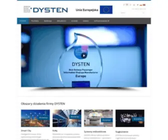 DYsten.pl(DYSTEN producent urządzeń elektronicznych) Screenshot