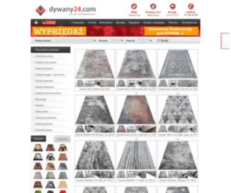 Dywany24.com(Dywany nowoczesne i tradycyjne) Screenshot