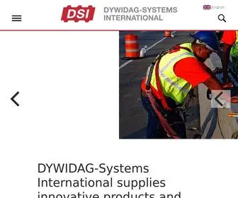 Dywidag-SYstems.com(DYWIDAG-SYSTEMS INTERNATIONAL (DSI)) Screenshot