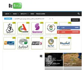 DZ-Replay.com(Regarder La Télévision Algérienne en ligne en toute simplicité) Screenshot
