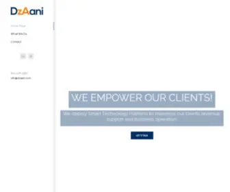 Dzaani.com(Smart Technology Platforms Builders) Screenshot