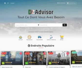 Dzadvisor.com(Tout Ce Dont Vous Avez Besoin) Screenshot