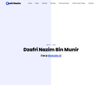 Dzafrinazim.com(Dzafri Nazim) Screenshot