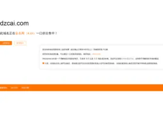 Dzcai.com(金彩网) Screenshot