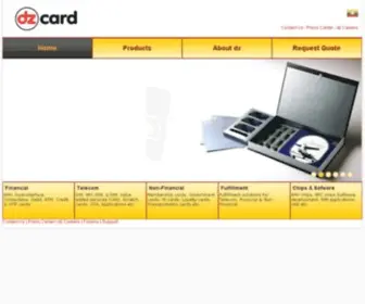 Dzcard.com(Smart Card Solutions for Everyday Lives) Screenshot