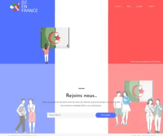 Dzenfrance.com(Un Dz en France) Screenshot