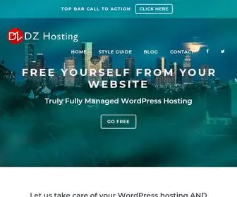 Dzhosting.com(DZ Hosting) Screenshot