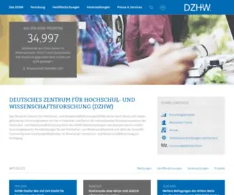 DZHW.eu(Startseite) Screenshot