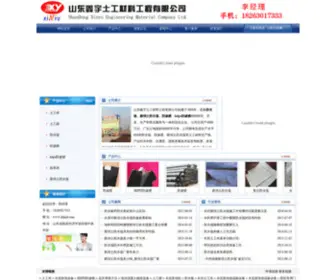 DZHXLT.com(山东鑫宇土工材料工程有限公司) Screenshot