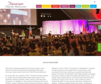 Dziecieceogrody.pl(Dziecięce Ogrody Muzyczne) Screenshot