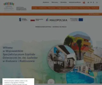 Dzieciecyszpital.pl(Szpital Dziecięcy im) Screenshot