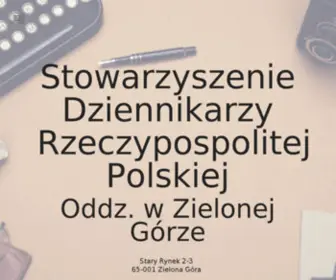 Dziennikarzelubuscy.pl(Oddział Zielona Góra Stowarzyszenia Dziennikarzy Rzeczypospolitej Polskiej) Screenshot