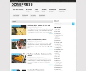 Dzinepress.com(For a Dazzling Design Experience) Screenshot