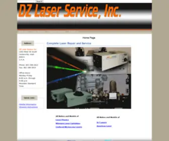 Dzlaser.com(DZ Laser) Screenshot