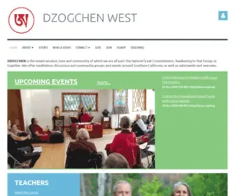 Dzogchenla.org(Dzogchen West) Screenshot