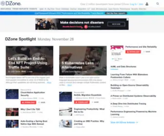 Dzone.com(Programming & DevOps news) Screenshot