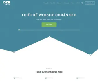 DZR-Web.com(Dịch vụ thiết kế website uy tín nhất Việt Nam) Screenshot