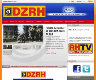 DZRH.com.ph(DZRH News Website) Screenshot