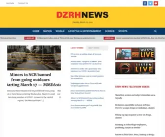 DZRhnews.com.ph(DZRH News Website) Screenshot