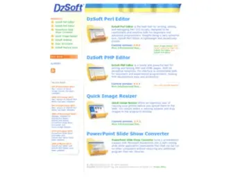 Dzsoft.com(Homepage of DzSoft Ltd) Screenshot