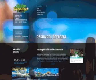 Dzsungelcafe.hu(Étterem) Screenshot