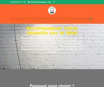 Dzwebpro.com(DZ WEB PRO Agence Web Algérie) Screenshot