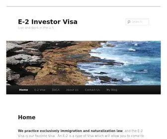 E-2Investorvisa.com(Live and Work in the U.S) Screenshot