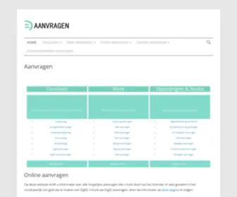E-AAnvragen.nl(E AAnvragen) Screenshot