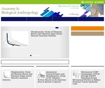 E-Aba.org(Anatomy & Biological Anthropology) Screenshot