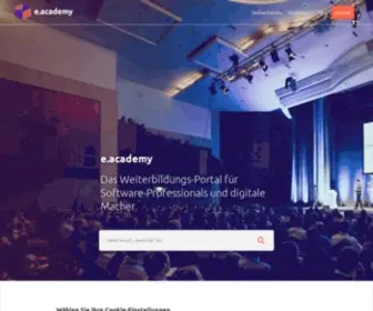 E-Academy.net(Das Weiterbildungs) Screenshot