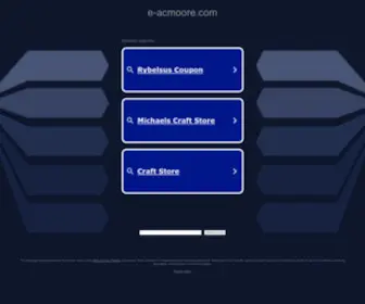 E-Acmoore.com(E Acmoore) Screenshot