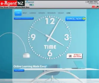 E-Agent.nz(E-Agent online learning for real estate agents) Screenshot