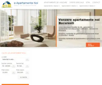 E-Apartamentenoi.ro(APARTAMENTE DE VANZARE BUCURESTI) Screenshot