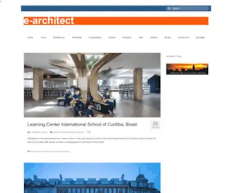 E-Architect.co.uk(Architecture News) Screenshot
