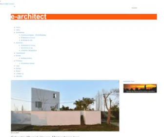 E-Architect.com(Architecture News) Screenshot