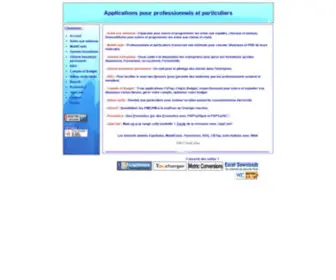 E-Attsoft.com(Applications pour professionnels et particuliers) Screenshot