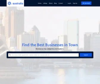 E-Australia.com.au(Business Directory) Screenshot