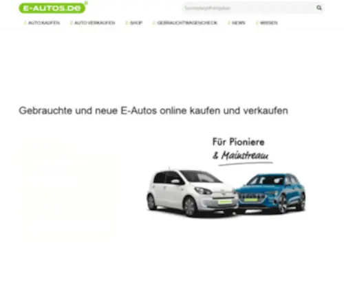 E-Auto.de(Gebrauchte und neue E) Screenshot
