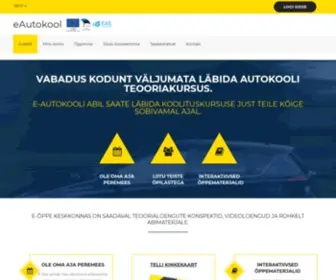 E-Autokool.eu(EAutokool) Screenshot