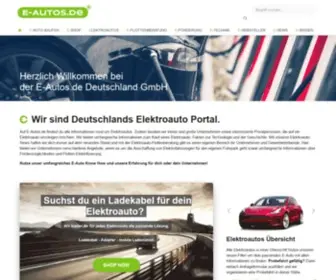 E-Autos.de(Gebrauchtes & neues Elektroauto kaufen und verkaufen auf) Screenshot