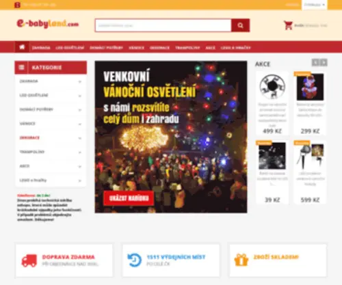 E-Babyland.com(Prodej Led osvětlení) Screenshot