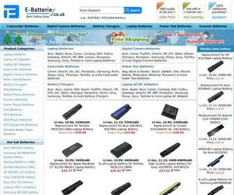 E-Batteries.co.uk(Laptop Battery) Screenshot