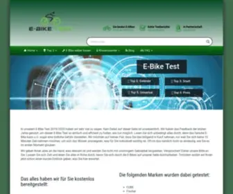 E-Bike-Test.net(E-Bike TestE Bike Test) Screenshot