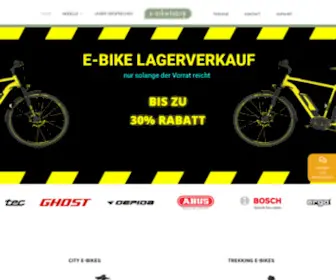 E-Bikefabrik.de(30% auf alle EBIKES für Damen & Herren ✔ Große Auswahl ✔ Neuräder ✔ Auslauf) Screenshot