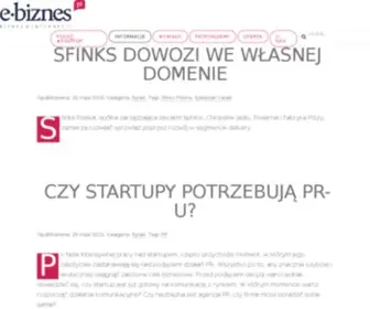 E-Biznes.pl(Biznes w internecie) Screenshot