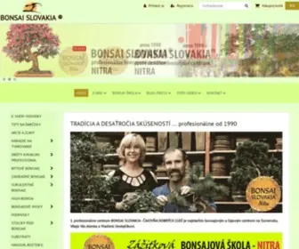 E-Bonsai.eu(BONSAI SLOVAKIA) Screenshot